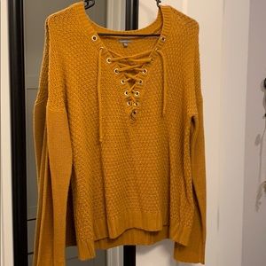 Mustard yellow sweater